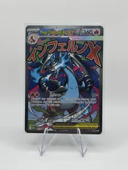 Pokemon TCG Mega Evolution Promo MEP 023 Mega Charizard X EX NM - Image 1