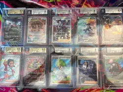 Pokemon 10x Graded Card Lot Beckett All SARs Lot #48 - Image 1