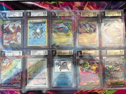 Pokemon 10x Graded Card Lot Beckett Lot #50 - Image 1