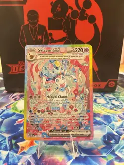 Pokemon Sylveon EX TCG Card SIR 156/131 Prismatic Evolutions - Image 1