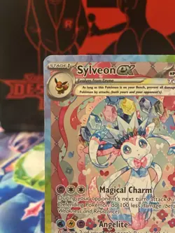 Pokemon Sylveon EX TCG Card SIR 156/131 Prismatic Evolutions - Image 3