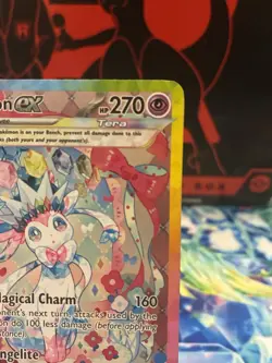 Pokemon Sylveon EX TCG Card SIR 156/131 Prismatic Evolutions - Image 4