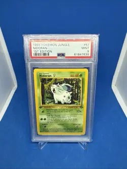 1999 Pokemon Jungle 1st edition PSA 9 Nidoran #57 TCG Trading Card - Image 1