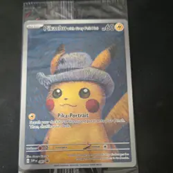 Pokemon Pikachu with Grey Felt Hat 085 Scarlet & Violet Promo Card sealed - Image 1
