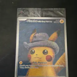 Pokemon Pikachu with Grey Felt Hat 085 Scarlet & Violet Promo Card sealed - Image 2