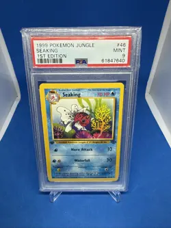 1999 Pokemon Jungle 1st edition PSA 9 Seaking #46 TCG Trading Card - Image 1