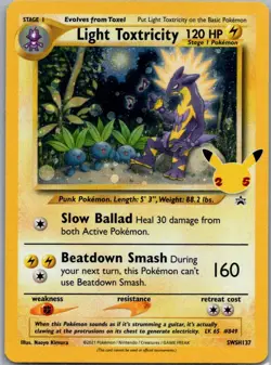 Light Toxtricity - Promo SWSH: Sword & Shield Promo Cards SWSH137 NM - Image 1