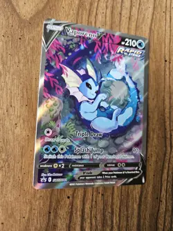Vaporeon V SWSH181 SWSH: Sword & Shield Promo Cards Holo NM - Image 2