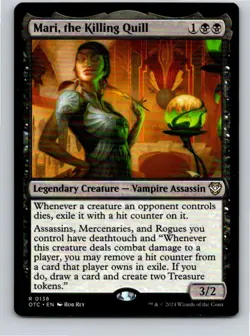 Magic the Gathering Mari the Killing Quill Outlaws of Thunder Junction Commander - Image 1