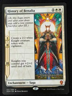 1x MTG History of Benalia - Dominaria (DOM) #21 - Magic the Gathering - Image 1