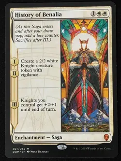 1x MTG History of Benalia - Dominaria (DOM) #21 - Magic the Gathering - Image 3