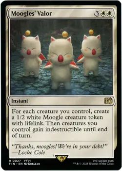 Moogles' Valor - 0027 - Final Fantasy - MTG - NM/M - Image 1