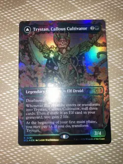 Trystan, Callous Cultivator (Borderless) Lorwyn Eclipsed Foil - Image 1