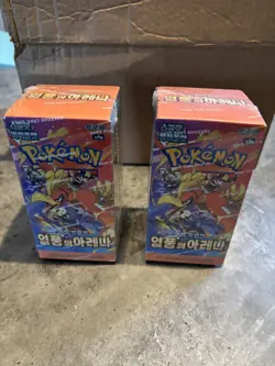 Pokemon Korean Heat Wave Arena [sv9a] Booster Box (30 Packs) - New & Sealed x2 - Image 1