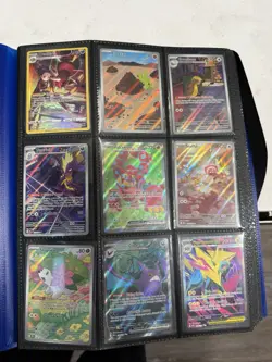Binder Full Of Pokemon Cards. There Is 40 Page And 360 Cards. Rare Cards - Image 1