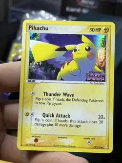 Pikachu 78/110 EX Holon Phantoms 2006 Reverse Holo Pokemon Card TCG - Image 3