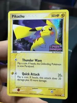 Pikachu 78/110 EX Holon Phantoms 2006 Reverse Holo Pokemon Card TCG - Image 4