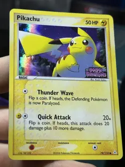 Pikachu 78/110 EX Holon Phantoms 2006 Reverse Holo Pokemon Card TCG - Image 5