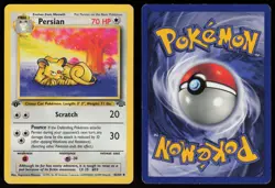 Persian 42/64 Uncommon Jungle 1st Edition Pokemon - Image 3