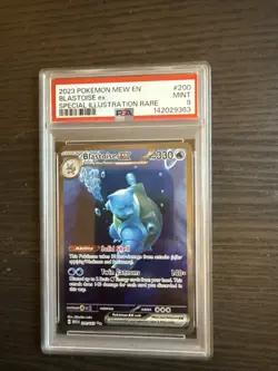 Blastoise EX 200/156 SIR 2023 Pokemon 151 PSA 9 Mint - Image 1