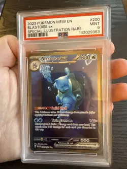 Blastoise EX 200/156 SIR 2023 Pokemon 151 PSA 9 Mint - Image 3