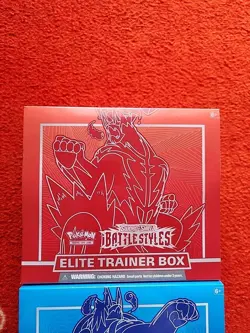 Pokemon Sword & Shield Battle Styles Elite Trainer Box ETB Lot of 2 (New Sealed) - Image 2