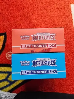 Pokemon Sword & Shield Battle Styles Elite Trainer Box ETB Lot of 2 (New Sealed) - Image 4