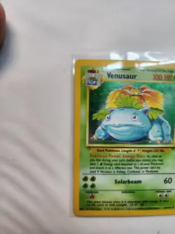 Pokemon TCG 1999-2000 Venusaur Base Set 15/102 Holo Rare LP - Image 3