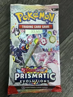 Heavy 22.61! Pokemon Prismatic Evolutions Booster Pack Sealed! Demi-God PackU! - Image 3