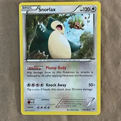 Snorlax 118/162 Breakthrough Pokemon TCG Regular Uncommon 2015 LP - Image 1