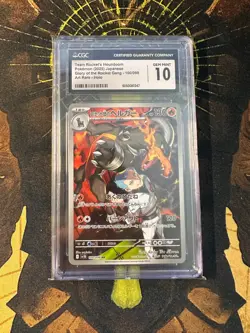 Pokemon Japanese Team Rocket's Houndoom 100/098 Glory of the Rocket Gang CGC 10 - Image 1