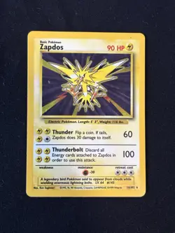 Pokemon TCG Vintage Gen 1 Legendary Birds: Moltres Zapdos Articuno Holo Rare - Image 2