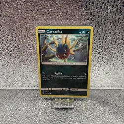 Pokemon - Carvanha 132/236 - Cosmic Eclipse - Reverse Holo Rare - NM/M - Image 1