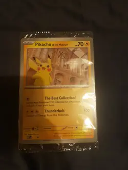 Pokemon TCG Pikachu at the Natural History Museum Sealed Jumbo Promo SVP - Image 1