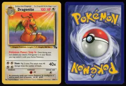 Dragonite 19/62 Rare Fossil Unlimited Pokemon - Image 3