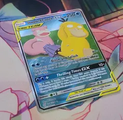 Pokemon Slowpoke & Psyduck GX TAG TEAM Super Rare Holo 218/236 Near Mint - Image 5