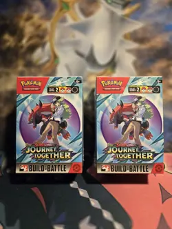 (LOT OF 2) Pokemon TCG New Sealed Journey Together Build And Battle Box-8 packs - Image 1