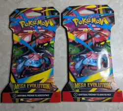 Pokemon lot of two TCG Mega Evolution booster packs Pack - Image 1