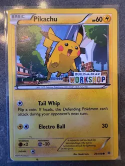 Pokemon TCG Pikachu Build-A-Bear Workshop Promo 20/108 Promo Promo - Image 1