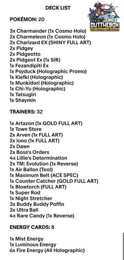 Tera Charizard Ex & Pidgeot Ex Pokemon TCG Meta Decks - OutTheBoxTCG - Image 2