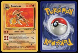 Kabutops 24/62 Rare Fossil Unlimited Pokemon - Image 3