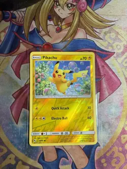 POKEMON PIKACHU 19/68 REVERSE HOLO HIDDEN FATES NM NEAR MINT - Image 1