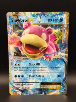Pokemon TCG Slowbro EX 26/108 XY Evolutions Ultra Rare Full Art Holo NM - Image 1
