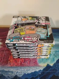 Pokemon TCG SV10.5 Black Bolt & White Flare Unova Poster Collection Sealed X 6 - Image 1