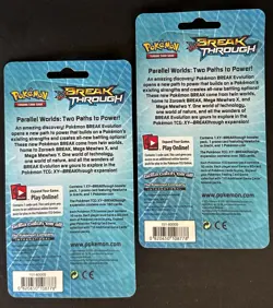 POKEMON XY BREAKTHROUGH BLISTER BOOSTER PACK NEW JIRACHI & HAWLUCHA COSMOS FOIL - Image 2