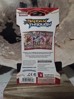 Pokemon XY Breakthrough Sleeved Booster Pack Factory Sealed - Image 2