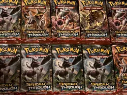 Pokemon TCG: XY : BreakThrough x10 Booster Pack Type - Image 1