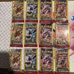 Pokemon XY Breakthrough 3 Card Booster Pack Lot (12) Packs Factory Sealed TCG - Image 2