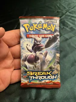 Pokemon XY Breakthrough Booster Pack Mewtwo Art RARE 2016 - Image 1