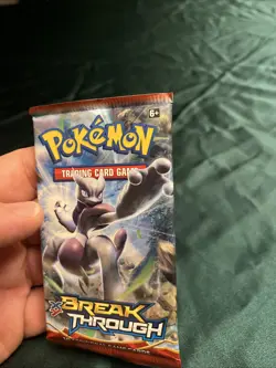 Pokemon XY Breakthrough Booster Pack Mewtwo Art RARE 2016 - Image 2